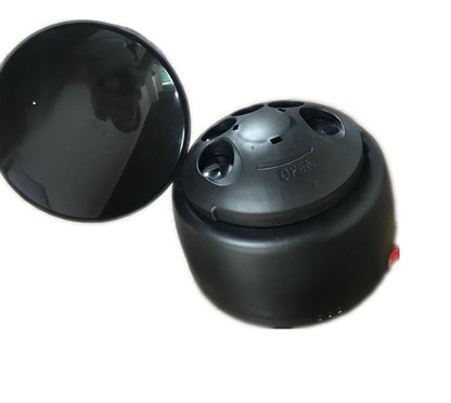 Black Trendoligy steam gel nail remover machine with removable lid on white background