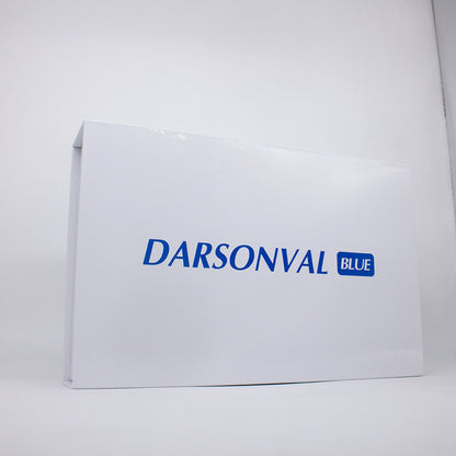 White box packaging labeled Darsonval Blue high frequency electrotherapy skin care device