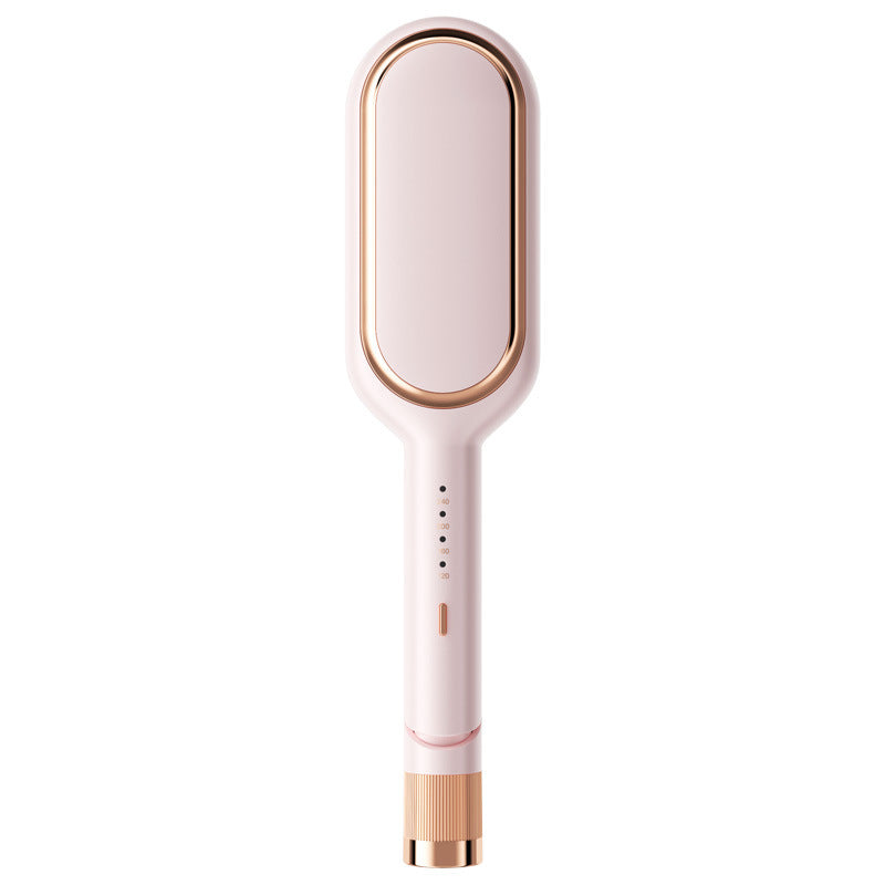 Pink Trendoligy wool curling iron with tourmaline ceramic wave styler and temperature settings