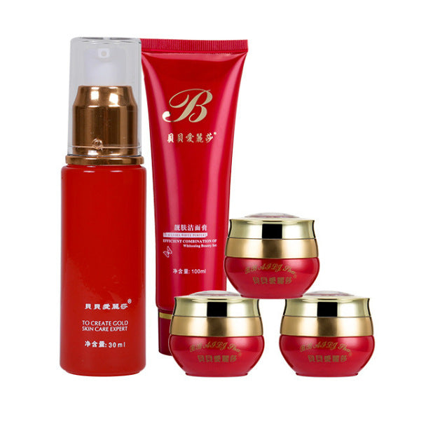 Red Trendoligy moisturizing facial set with oil control and pore minimizer skincare products